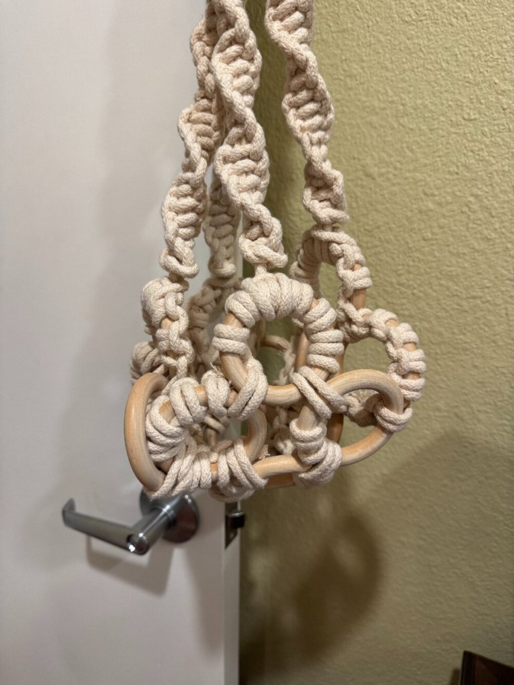 Heavy Duty Handmade Macramé Plant Hanger--Never Used